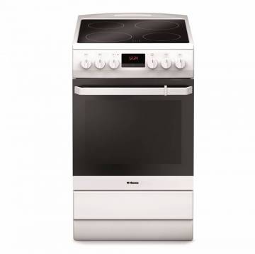 Aragaz electric Hansa FCCW58209, 4 zone gatit, Grill, A