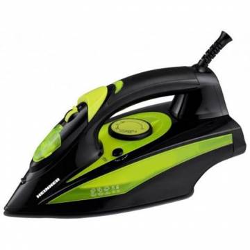 Fier de calcat Heinner Perform 6060, Auto-oprire, 2400 W, Talpa ceramica, Negru/verde