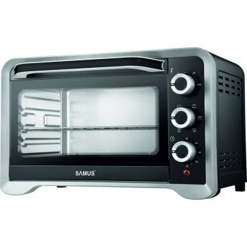 Cuptor electric Samus CS-35BC4, 1600 W, 35 litri, Convectie, Negru