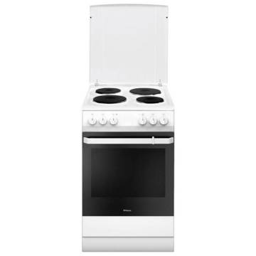 Aragaz electric Hansa FCEW59009, 4 arzatoare, cuptor electric, grill