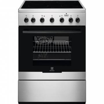 Aragaz electric Electrolux EKC61960OX, 4 zone de gatit, Grill, Clasa A, Inox