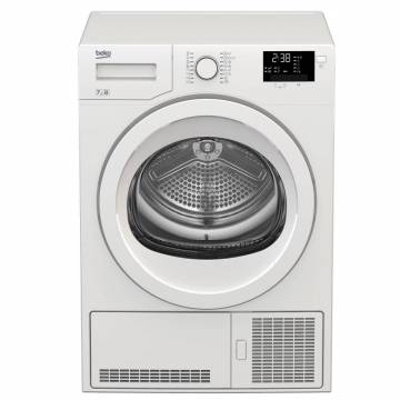 Uscator de rufe Beko DU7133GA0, Condensare, 7 kg, 16 Programe, Clasa B, OptiSense, Baby Protect, Alb