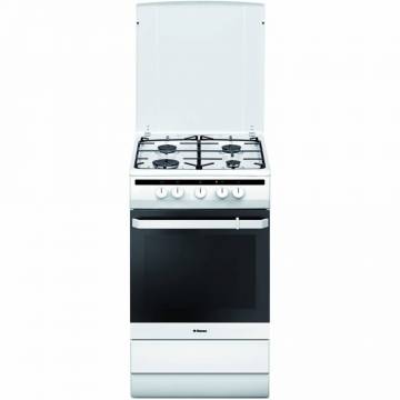 Aragaz Hansa FCMW63000, Mixt, 4 arzatoare, Cuptor Electric, 67 l, Clasa A, Alb