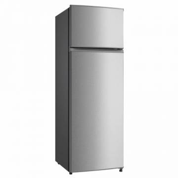 Frigider cu doua usi Serreno STS-240XA+, static, 240 L, 55 cm, H 159 cm, Clasa A+, Inox
