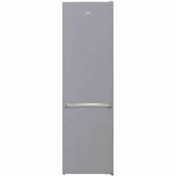 Combina frigorifica Beko RCNA406I30XB, 362L, Touch control, No Frost, Clasa A++, H 203 cm, Argintiu