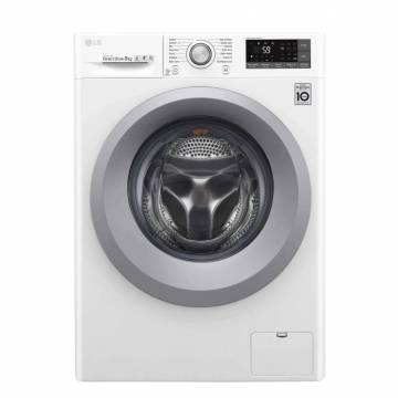 Masina de spalat rufe frontala LG F4TURBO8, 8 kg, 1400 rpm, Clasa A+++, Blue White