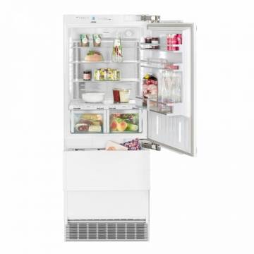 Combina frigorifica incorporabila Liebherr Premium ECBN 5066, Clasa F, 379 l, BioFresh, Congelator NoFrost, Latime 75 cm, LED