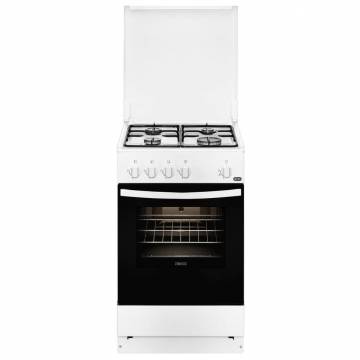 Aragaz Zanussi ZCG210S1WA, 4 Arzatoare, Functie Pizza, 50x50 cm