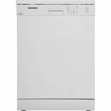 Masina de spalat vase Heinner HDW-FS6006WA++, 12 seturi, 6 programe, Clasa A++, Control electronic, 60 cm, Alb