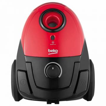 Aspirator cu sac Beko VCC34801AR, 800W, Filtru Hepa 12, Putere variabila, Rosu