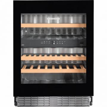 Vitrina de vinuri Liebherr UWTgb 1682, 94 l, Clasa G, Sticla neagra