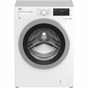 Masina de spalat rufe cu uscator Beko HTV8633XS1, 1200 RPM, 8 kg spalare/5 kg uscare, Clasa B, Display digital, Alb