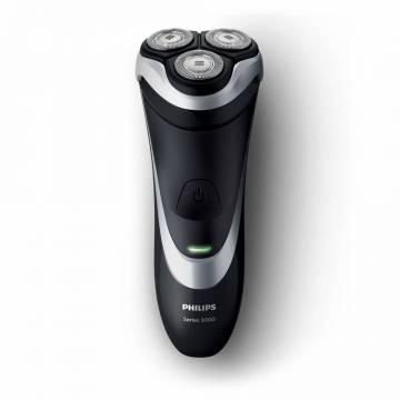 Aparat de ras Philips Series 3000 S3540/06, ComfortCut, LED, Li-Ion, Negru/Metal/Chrome