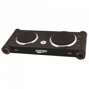 Plita electrica Albatros AP25B, 2500 W, Negru