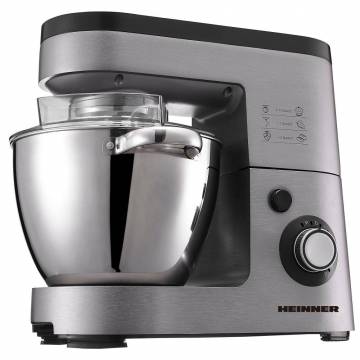 Mixer planetar Heinner HPM-1500XMC-V2, 1500W, 6 viteze, Bol 5.5l, Inox