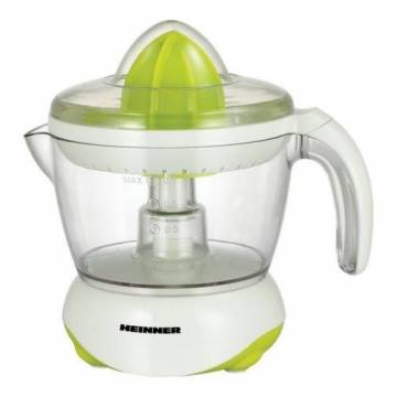 Storcator de citrice Heinner Citrus C250X, 25 W, 0.7 l, 1 Viteza, Doua conuri, Alb/Verde