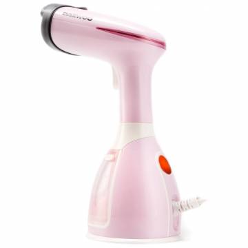 Aparat de calcat vertical cu abur Daewoo DGS1500PK, 1500 W, 280 ml, Abur 60 gr/min, Alb/Roz