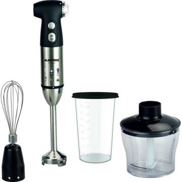 Blender Albatros MB701B, 700 W, Tel, Tocator, Functie turbo, Negru