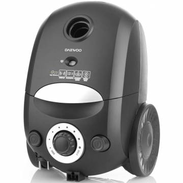 Aspirator cu sac Daewoo RC-L384B, 700W, 2.5l, Tub telescopic, Negru