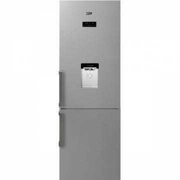 Combina frigorifica Beko RCNA400E21DZXP, 351 l, Clasa A+, NeoFrost, Dozator apa, H 201 cm, Inox Antiamprenta