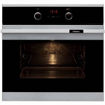 Cuptor incorporabil Hansa Fusion BOEI68473, Electric, 65 l, Autocuratare catalitica, Grill, Display, Clasa A, Inox