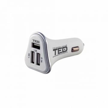 Alimentator de la auto 12V la 3 x USB 3A 1 x 2,1A 2 x 1A TED Electric