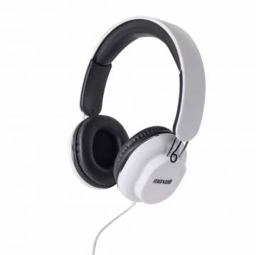 Casti Maxell Clasice cu microfon Alb - 303786