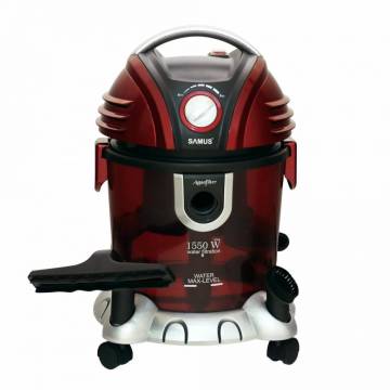 Aspirator cu filtrare prin apa Samus Aquafilter, putere absorbtie 234 W, functie suflare aer, Rosu