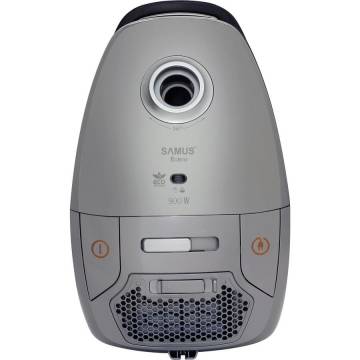 Aspirator Samus Bolero Eco-Power, Putere motor 900W, Putere de absorbtie 200W, Filtru HEPA, Gri