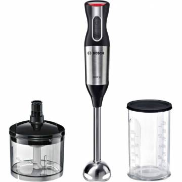 Mixer vertical Bosch ErgoMixx Style MS6CM6120, 1000 W, 0.6 L, 12 viteze, Negru