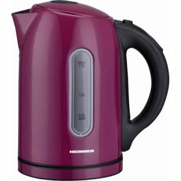 Fierbator Heinner Charm HEK-D2200BG, 2200W, 1.7L, 5 niveluri de temperatura, Oprire automata, Visiniu