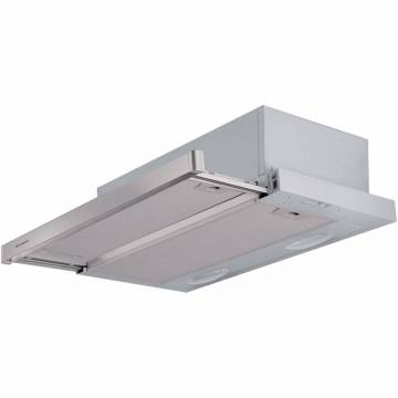 Hota incorporabila telescopica Faber FLEXA AM/X A60, Putere de absorbtie 350 mc/h, 1 motor, Iluminare LED, 60 cm, Inox