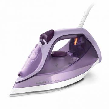 Fier de calcat cu abur Philips DST6002/30, Talpa Ceramica, Debit abur 40g/min,Functie Calc/Clean, 2400W, Mov