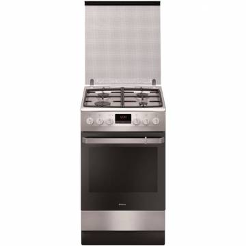 Aragaz Hansa FCMX59229, Gaz, 4 Arzatoare, 65 l, 50 cm, Inox