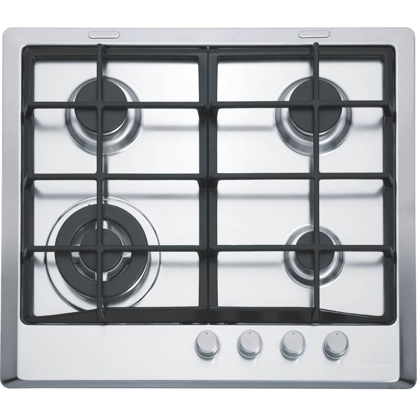 Plita incorporabila Franke Multi Cooking 600 FHM 604 3G TC XS C, 4 arzatoare gaz, 60 cm, Fonta, Inox