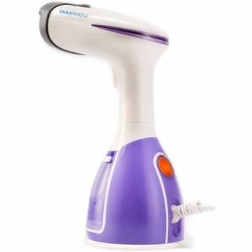 Aparat de calcat vertical cu abur Daewoo DGS1500P, 1500 W, 280 ml, Abur 60 gr/min, Alb/Mov