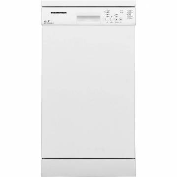 Masina de spalat vase Heinner HDW-FS4505WA++, 10 seturi, 5 programe, Clasa A++, Control electronic, 45 cm, Alb
