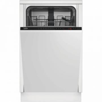 Masina de spalat vase incorporabila Beko DIS25010, 10 seturi, 5 programe, Clasa A+, 45 cm