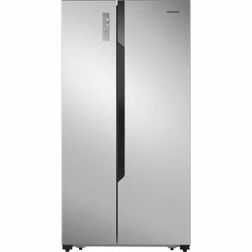 Side by side Heinner HSBS-520NFX+, 516 l, Clasa A+, Full No Frost, Display, H 178.6 cm, Argintiu