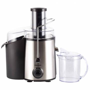 Storcator de fructe si legume Daewoo DPJ225X, 1000 W, 2 viteze, Container pulpa 2 l, Container suc 1 l, Iluminare LED, Inox