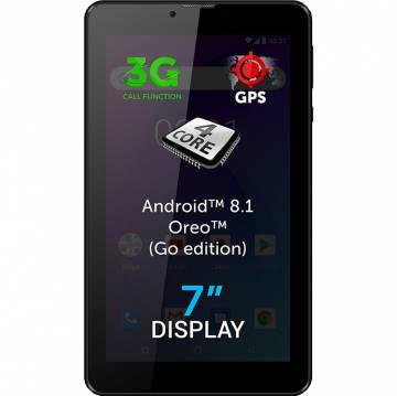 Tableta Allview Ax503, 7 inch, Quad-Core 1.3 GHz, 1GB RAM, 8GB, 3G, Black