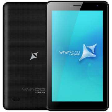 Tableta Allview Viva C703, Quad Core, 7 inch, 1GB RAM, 8GB, Wi-Fi, Black