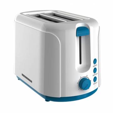 Prajitor de Paine Heinner Charm, 750W, 6 setari, Alb/Albastru