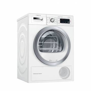 Uscator de rufe Bosch WTW85590BY, Pompa de caldura - condensare, 8 kg, 13 programe, Clasa A+++, SelfCleaning Condenser, Alb