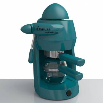 Espressor Momert Capriccio 1157, 800 W, 3.6 bar, turcoaz