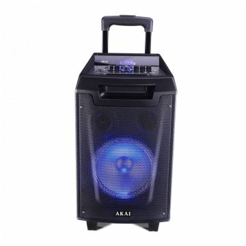 Boxa portabila Akai ABTS-AW8 cu BT, USB, Radio FM, lumini disco, microfon fara fir