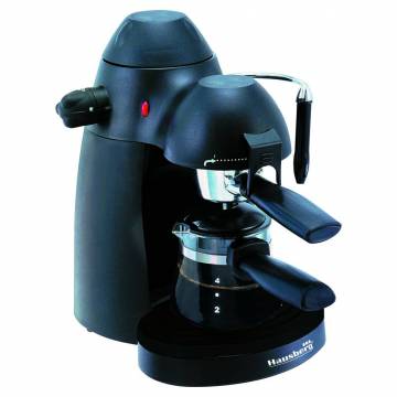 Espresor cafea HB 3710 Hausberg, 4 cesti, 650 W, Negru