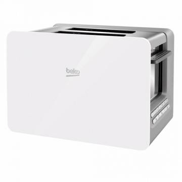Prajitor de paine Beko TAM6202W, 870 W, Alb