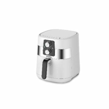 Friteuza cu aer cald Heinner HAF-DM1300WH, Capacitate vas: 4L, capacitate cos: 3L, vas detasabil anti- adeziv, termostat reglabil 140-200˚C, temporizator 30 min, putere: 1300W