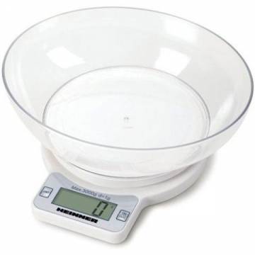 Cantar de bucatarie Heinner Quick 3000, 3 kg, Alb HKSB-3000